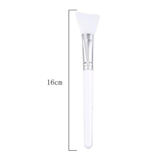 White Makeup Silicone Facial Mask Brush 4Pcs