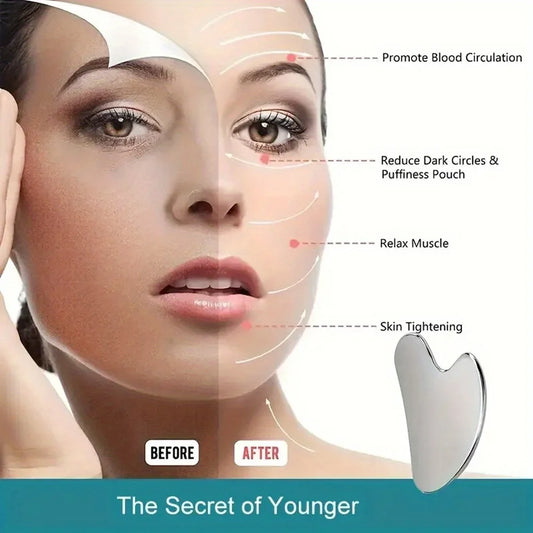 Stainless Steel Facial Massager Soothing And Cooling